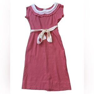 Peck & Peck Coral Linen Dress
